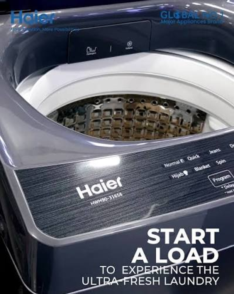 Haier Haier 9 KG Top Load Automatic Washing Machine HWM90-316S6